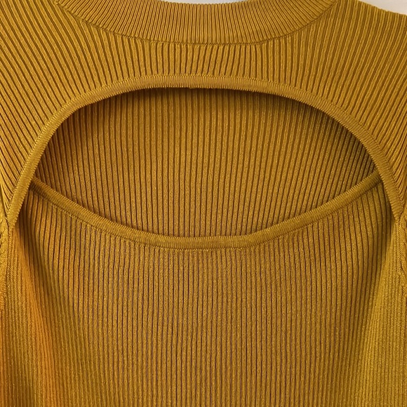 New Sweater Dress With Cut Out Chest - Picture 2 of 2
